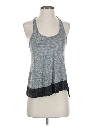 Pre-owned Beyond Yoga Tank Top Gray Halter Neckline Tops