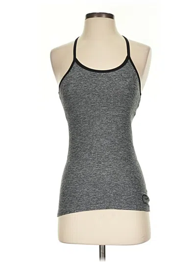 Pre-owned Beyond Yoga Tank Top Gray Halter Neckline Tops