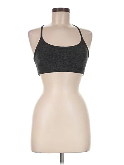 Pre-owned Beyond Yoga Tank Top Gray Halter Neckline Tops