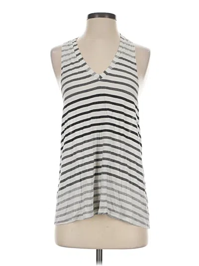 Pre-owned Beyond Yoga Tank Top Gray Halter Neckline Tops