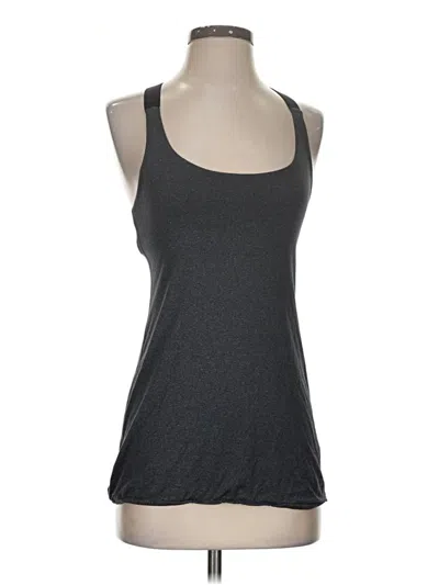 Pre-owned Beyond Yoga Tank Top Gray Halter Neckline Tops