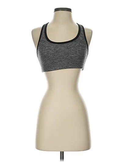 Pre-owned Beyond Yoga Tank Top Gray Halter Neckline Tops