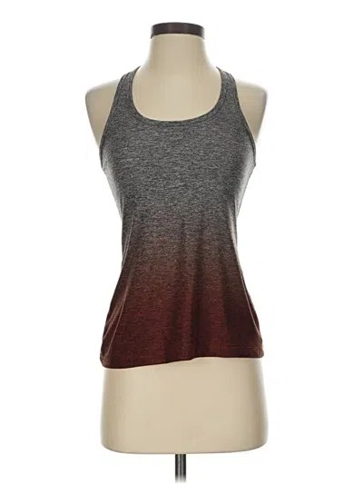 Pre-owned Beyond Yoga Tank Top Gray Halter Neckline Tops