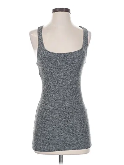Pre-owned Beyond Yoga Tank Top Gray Strapless Neckline Tops