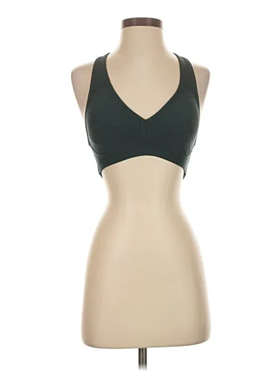 Pre-owned Beyond Yoga Tank Top Green Halter Neckline Tops