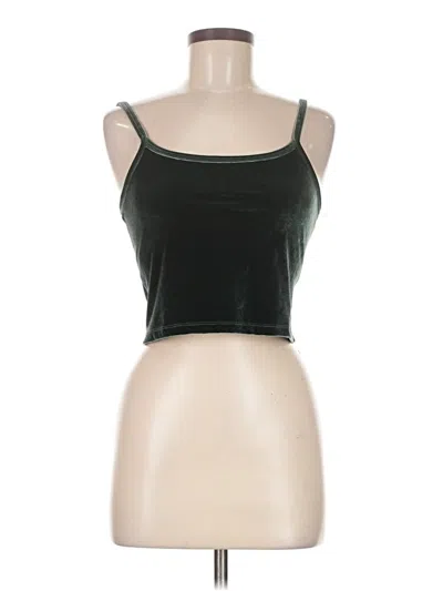 Pre-owned Beyond Yoga Tank Top Green Strapless Neckline Tops
