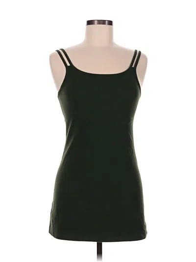 Pre-owned Beyond Yoga Tank Top Green Strapless Neckline Tops