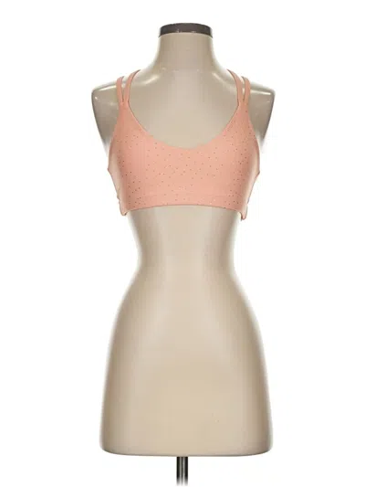 Pre-owned Beyond Yoga Tank Top Orange Halter Neckline Tops