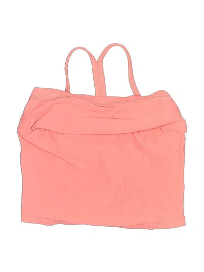 Pre-owned Beyond Yoga Kids' Tank Top Pink Halter Neckline Tops