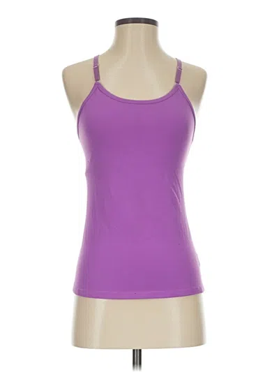 Pre-owned Beyond Yoga Tank Top Purple Halter Neckline Tops