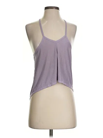 Pre-owned Beyond Yoga Tank Top Purple Halter Neckline Tops