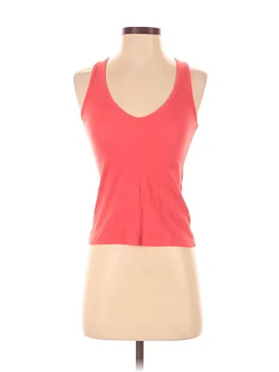 Pre-owned Beyond Yoga Tank Top Red Halter Neckline Tops