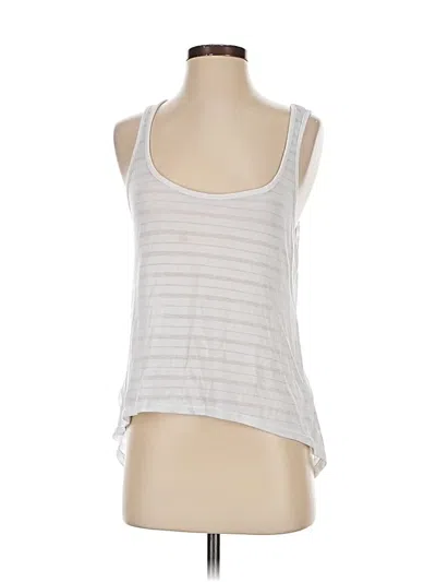 Pre-owned Beyond Yoga Tank Top Silver Halter Neckline Tops