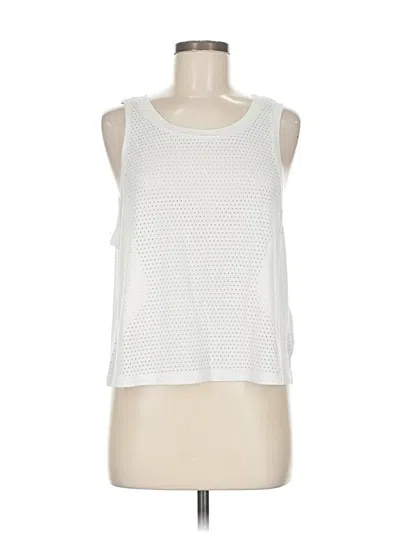 Pre-owned Beyond Yoga Tank Top White Halter Neckline Tops