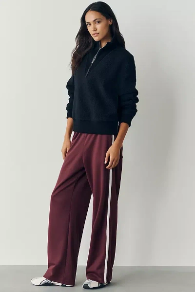 Beyond Yoga That Tracks Wide-leg Pants In Black