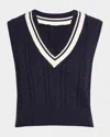 Beyond Yoga Cable Tipped Sweater Vest