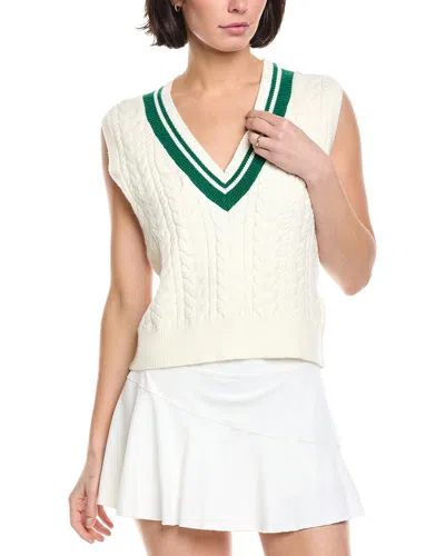 Beyond Yoga The Cable Knit Vest In Neutral