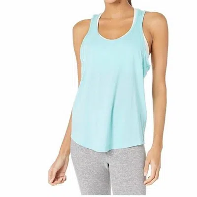 Beyond Yoga To The Point Looped Tank Top In Blue