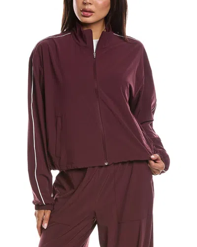 Beyond Yoga Track Jacket In Black