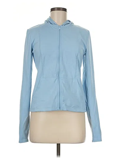 Pre-owned Beyond Yoga Track Jacket In Blue