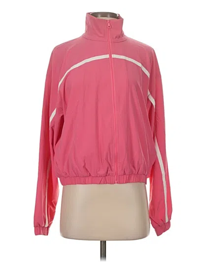 Pre-owned Beyond Yoga Track Jacket In Pink