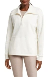 Beyond Yoga Trek Half Zip Pullover In Neutral