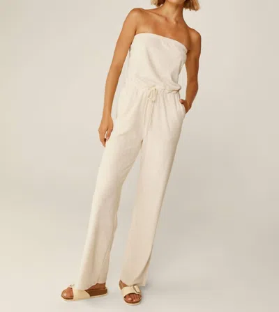 Beyond Yoga Tropez Jumpsuit In Pristine Cream