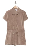 Beyond Yoga Tropez Tie Waist Romper In Birch