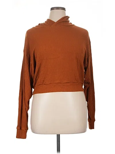Pre-owned Beyond Yoga Turtleneck Sweater In Brown