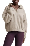Beyond Yoga Unity Quarter Zip Hoodie In Neutral