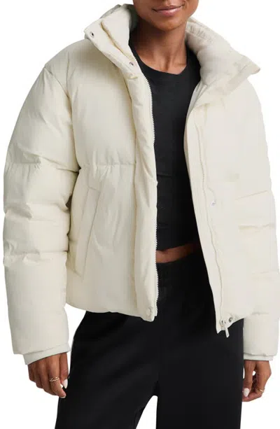 Beyond Yoga Up For It Matte Puffer Jacket In White