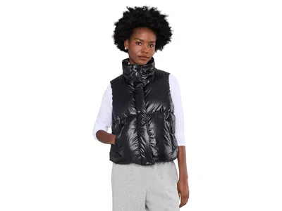 Beyond Yoga Up For It Puff Shine Vest Women's Coat Shine Black: Xs