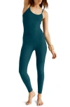 Beyond Yoga Spacedye Uplevel Midi Jumpsuit In Blue Gem Heather