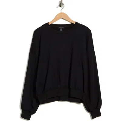 Beyond Yoga Upper East Cropped Pullover Sweater In Black