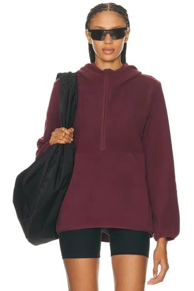 Beyond Yoga Urban Explorer Half Zip Pullover 2.0 In Burgundy