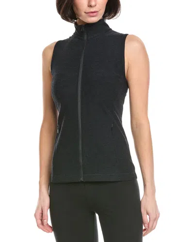 Beyond Yoga Venice Zip-front Vest In Blue