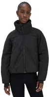 Beyond Yoga Warm Up Puffer Jacket Black In Black