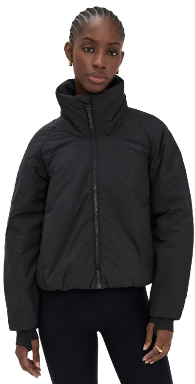 Beyond Yoga Warm Up Puffer Jacket Black