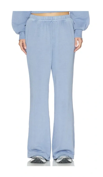 Beyond Yoga Washed Away Wide Leg Pants In Blue