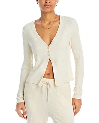 Beyond Yoga Well Traveled Cardigan Jumper In Ivory