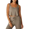 Beyond Yoga Well Traveled Crop Tank In Birch