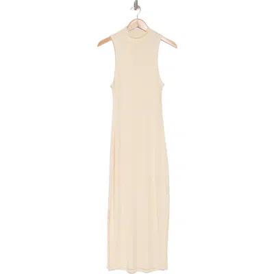 Beyond Yoga Well Traveled Rib Midi Dress In Ivory