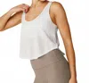 Beyond Yoga Well Traveled Tank - Plus In White In White