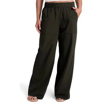 Beyond Yoga Wide Leg Utility Pants In Black