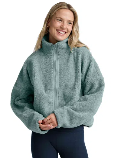 BEYOND YOGA WOMEN'S BOUCLE FLEECE ZIP JACKET