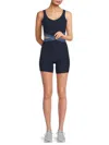 Beyond Yoga Spacedye In The Mix Biker Jumpsuit Nocturnal Navy In Dark Blue