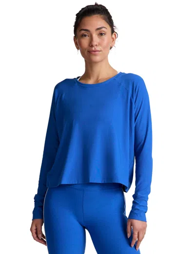 Beyond Yoga Women's Featherweight Daydreamer Pullover In Blue
