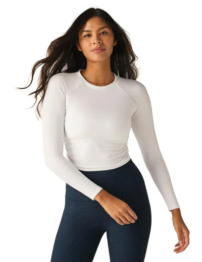 Beyond Yoga Women's Featherweight Your Fit Long Sleeve Top In White