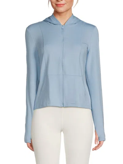Beyond Yoga Women's Hooded Jacket In Hazy Sky