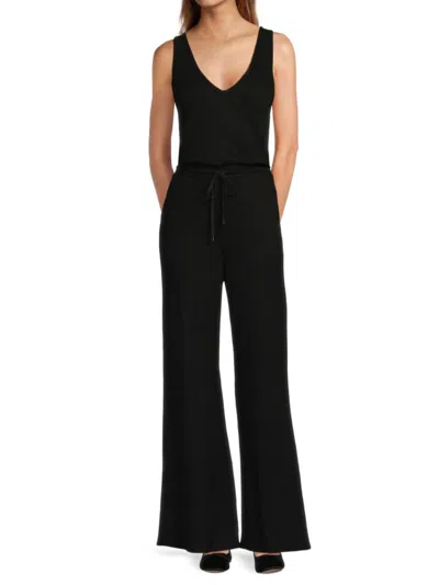 Beyond Yoga Women's Jetsetter Ribbed Jumpsuit In Black